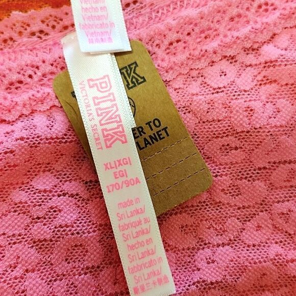 VICTORIA'S SECRET PINK Cheekster Lace Panty 4-Piece Bundle XL - Picture 3 of 7
